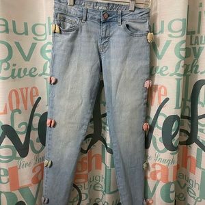 Girl skinny blue jean) Gymboree